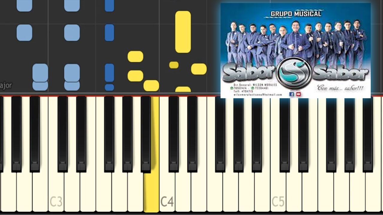 Grupo Sabor Sabor - Llore por ti Tutorial Teclado