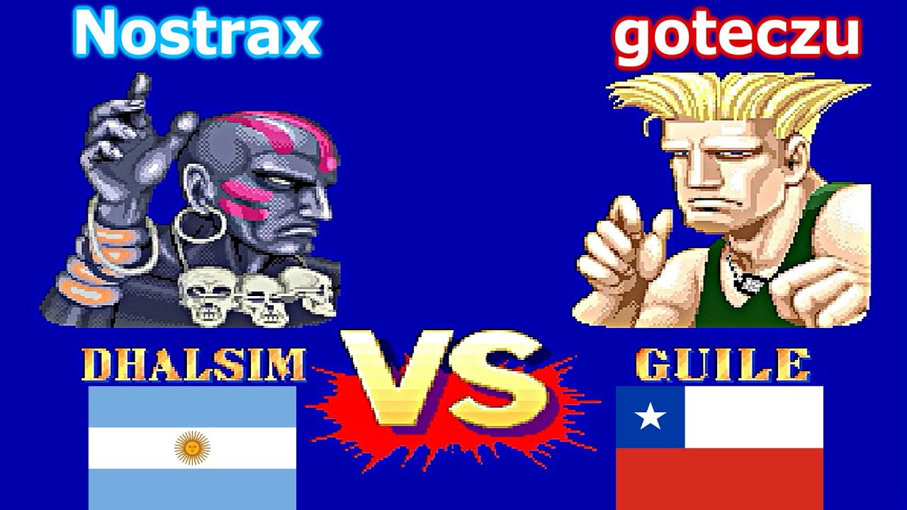 Street Fighter II': Champion Edition - Nostrax vs goteczu FT5 + Rematch