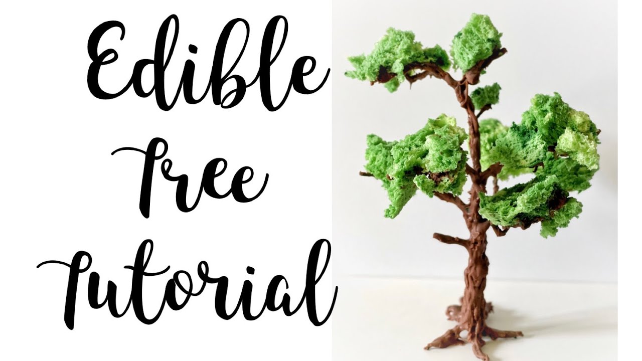 Tree Tutorial for cakes | Wired tree | Edible Tree Cake Topper | How to make edible cake moss