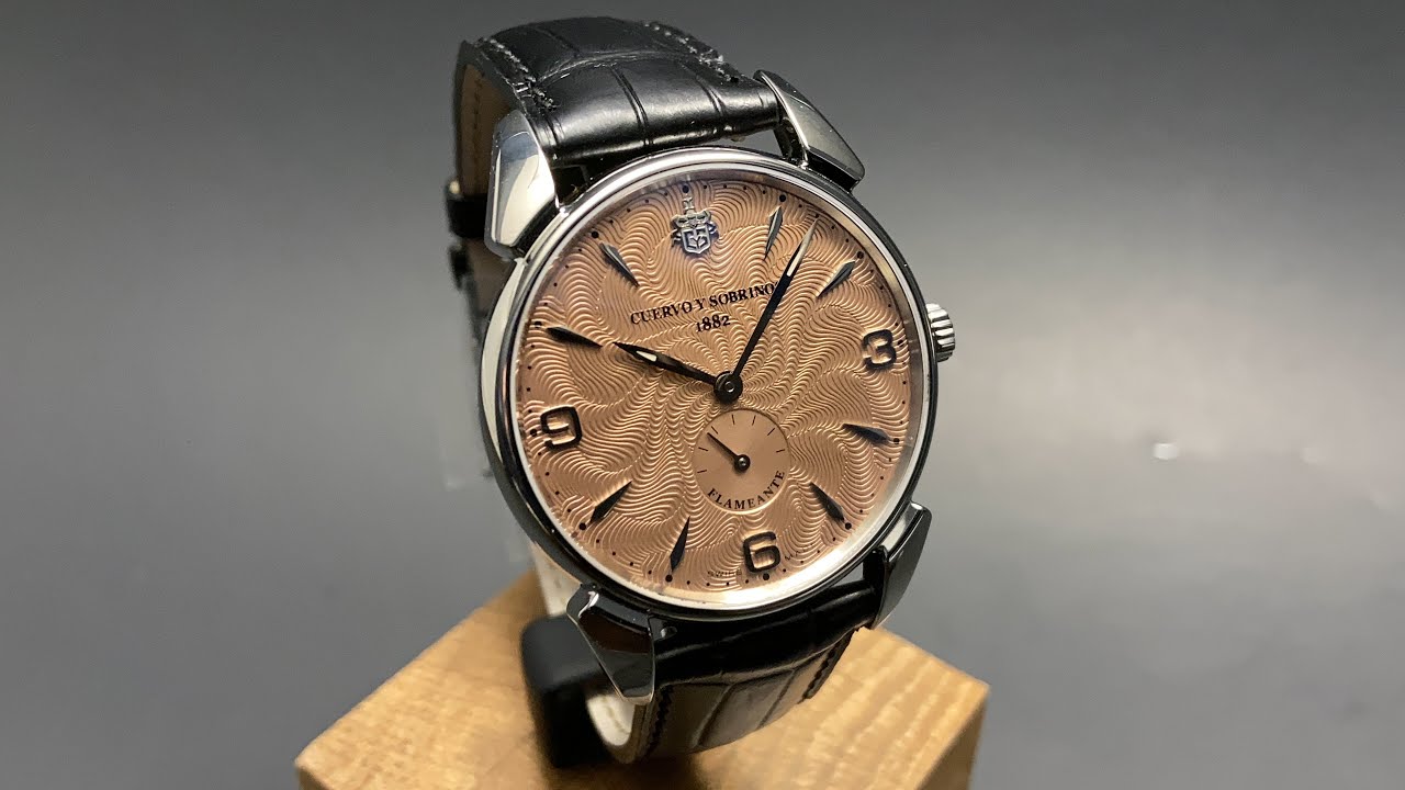 This Dial is Grand Seiko Level!  Cuervo Y Sobrinos Flameante Boutique Edition!