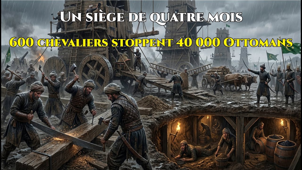 Malte (1565) : Un siège brutal de 4 mois — 600 chevaliers stoppent 40 000 Ottomans