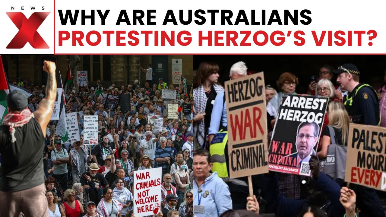 Why Did Thousands Protest in Australia Against Israeli President Isaac Herzog’s Visit?