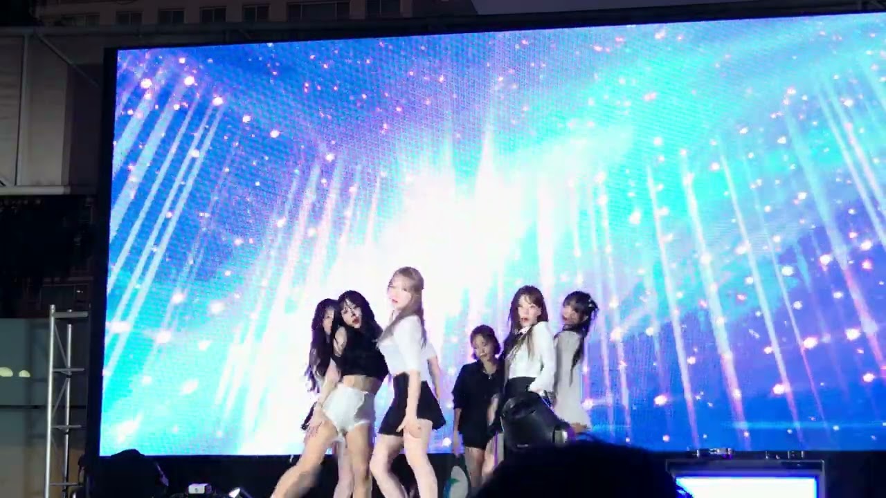 수니그룹 광주버스킹 댄스 직캠 (IVE-After LIKE) 2025.10.11.