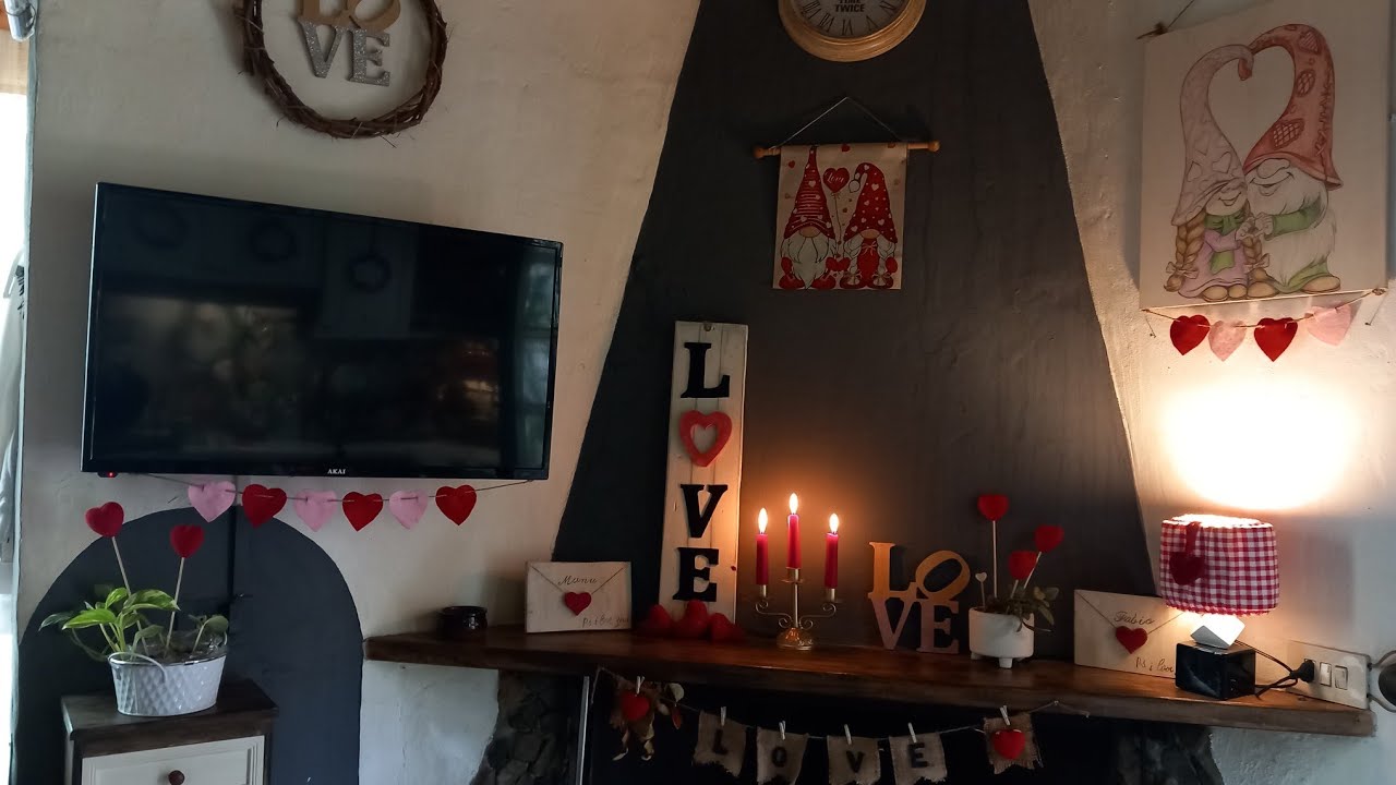 quotidiana vita in campagna♥️sabato pizza fatta in casa🍕disegno ✏️quadro decoration San Valentino ♥️