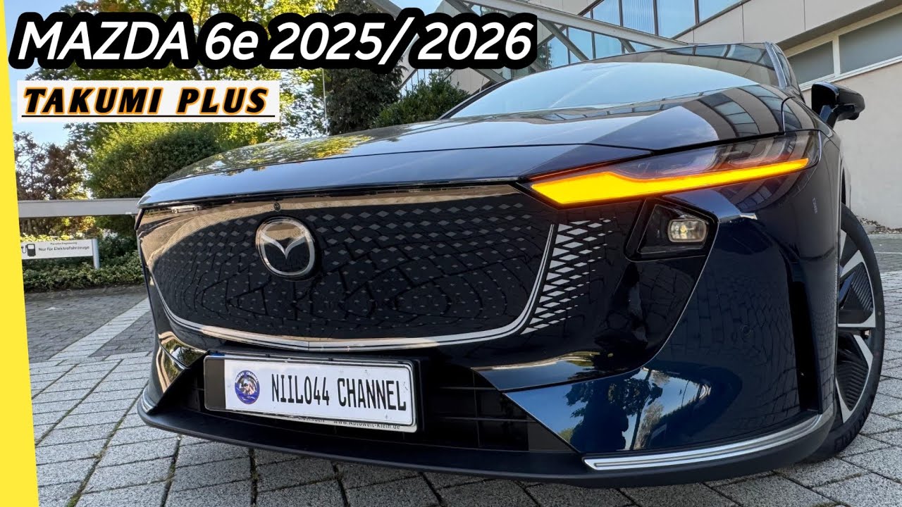 Mazda 6e 2025 / 2026 Takumi Plus | Mazda 6e, 5HB EV 258PS | Deep Crystal Blue | In-Outside Reviews