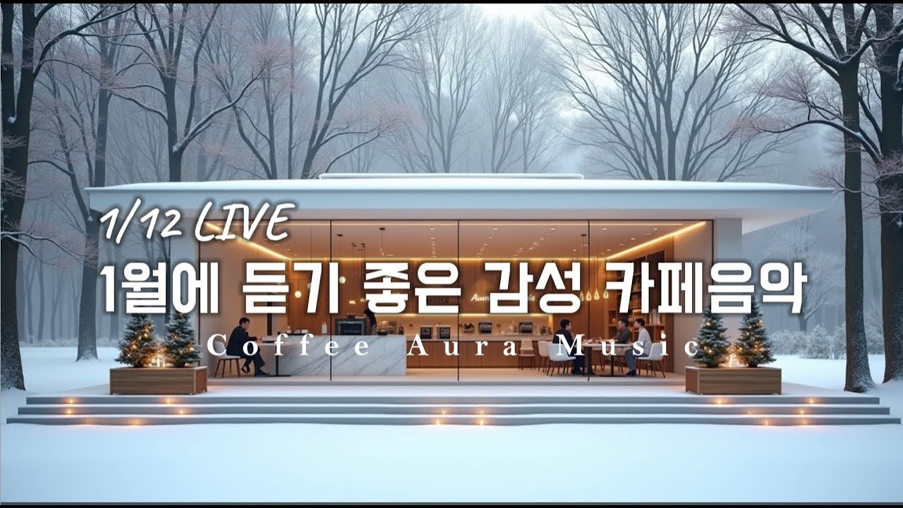 ☕ 그냥 틀어 놓으세요❄️1월 겨울 감성 팝송🎄아침에 듣기좋은 카페 음악 플레이리스트 # 87  카페에서 듣기 좋은 음악, 마음이 편안해지는 Playlist🎧1/12 LIVE