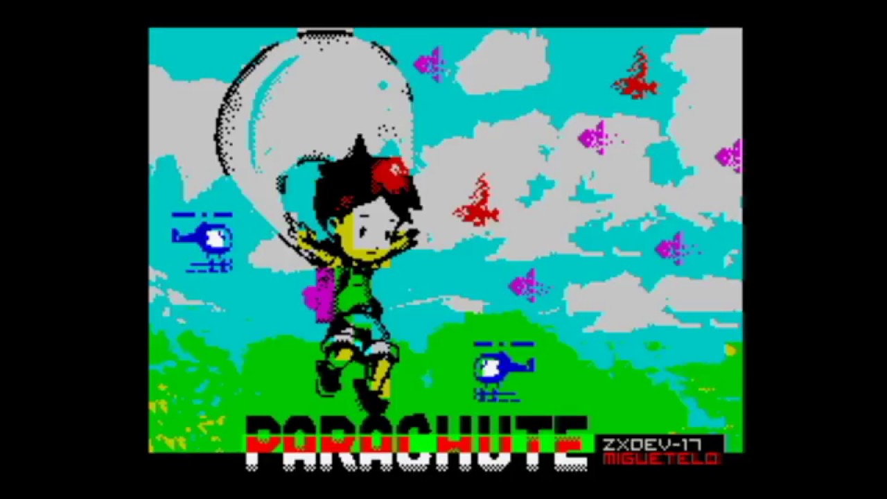 Parachute (2018) Walkthrough, ZX Spectrum