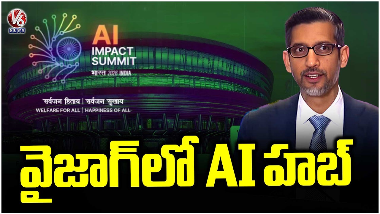 Google CEO Sundar Pichai Speech At India AI Impact Summit | Delhi | V6 News