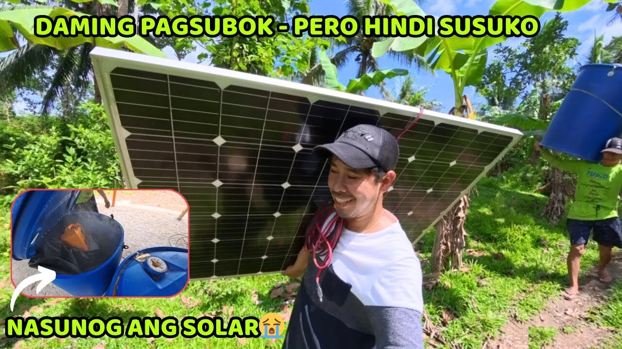 PAGKAKABIT NG WIRING SA TRIANGLE HOUSE || PAGHAHAKOT NG GAMIT, NASIRA ANG MOTOR, NASUNOG ANG SOLAR 