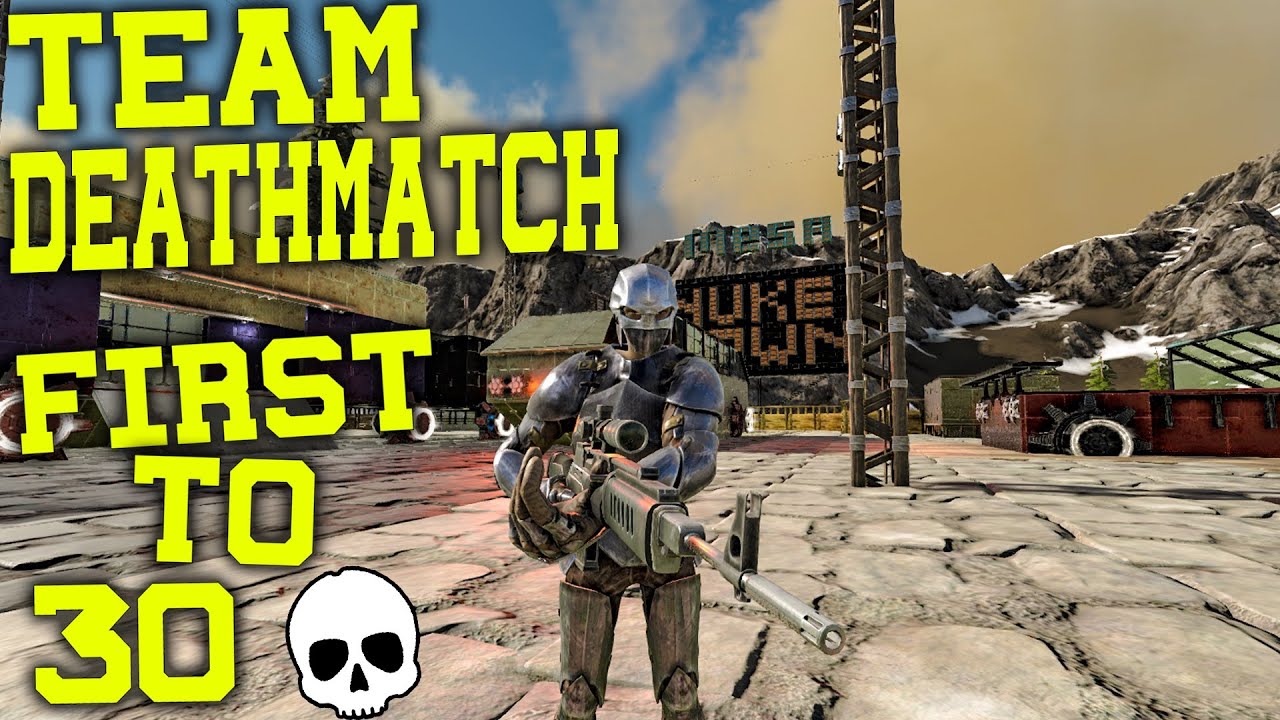 10 Youtubers Play ARK Team Deathmatch on NUKETOWN