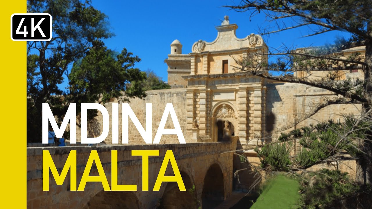 Mdina, Malta 4K Walking Tour | Explore 'The Silent City' in Ultra HD [With Captions]