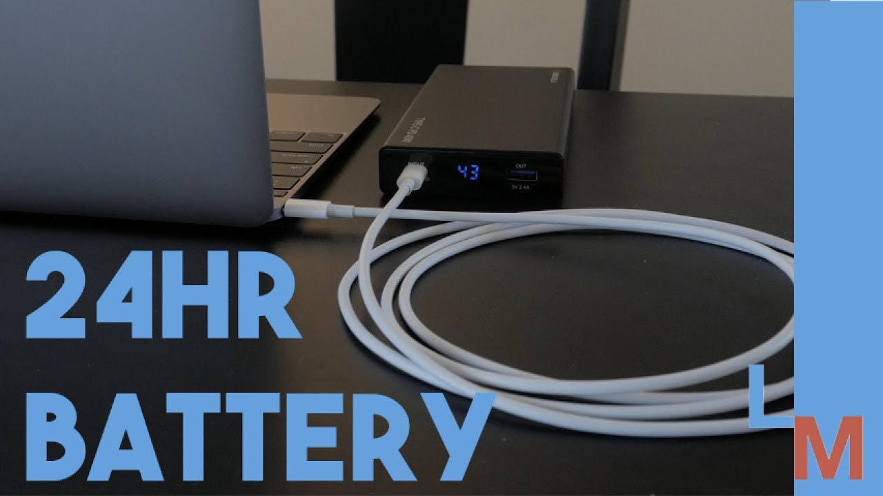 Get 24 Hour battery life on your MacBook with an external battery!
