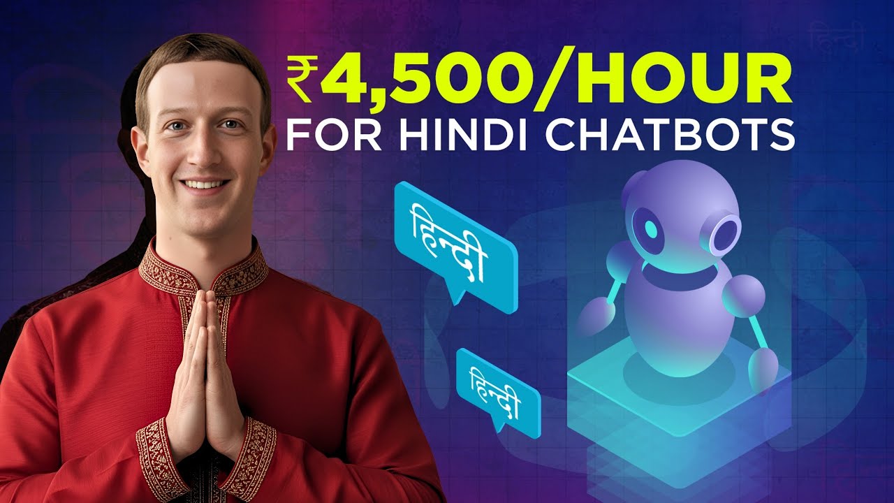 Meta&rsquo;s Hindi Chatbots: $55 an Hour | AI Revolution in India