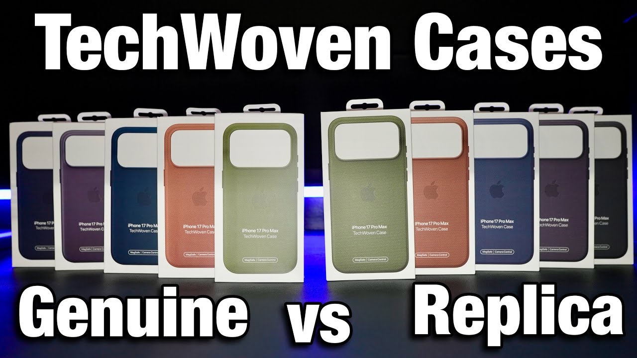 Оригинальные чехлы Apple TechWoven против лучших копий (все цвета)