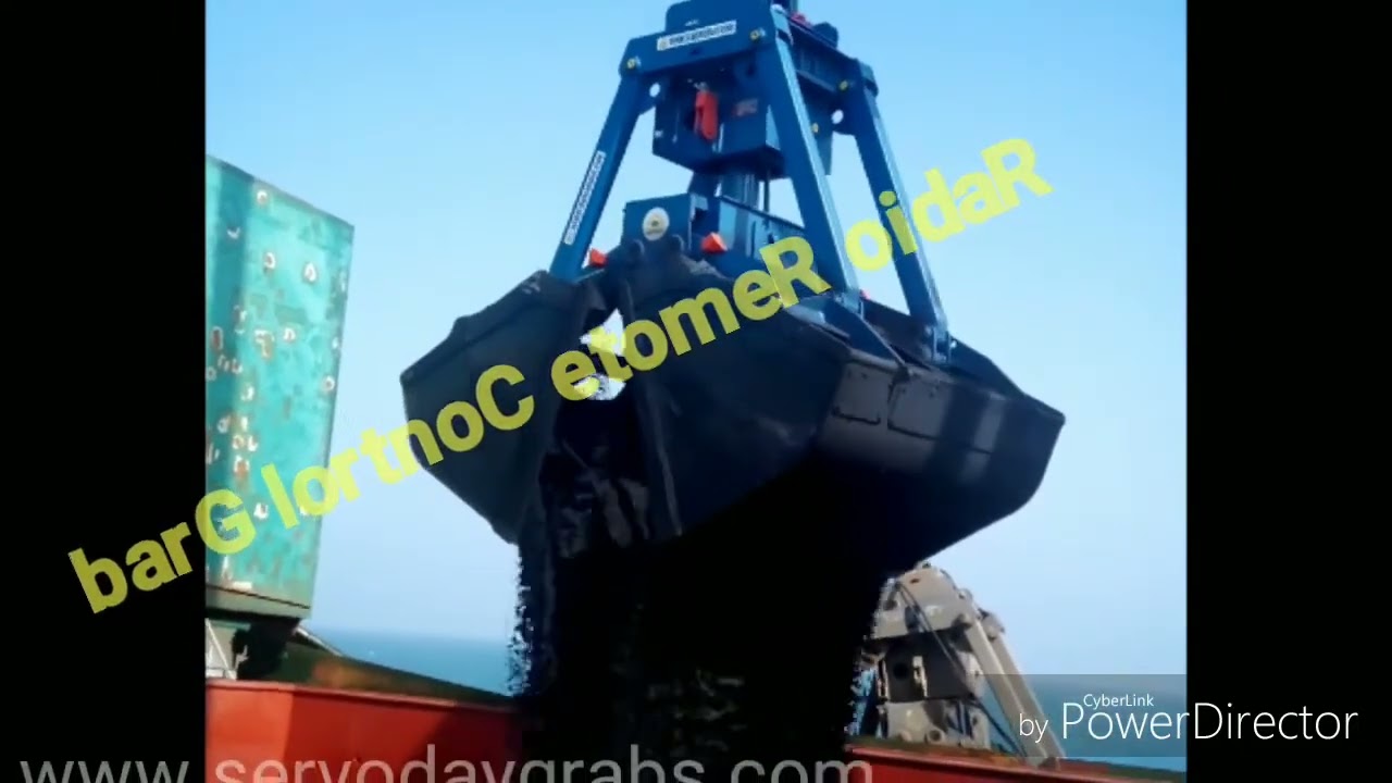 Radio Remote Control Grab www.GrabsIndia.com #radiograbs, #bulkhandling #coalindia #shiploading