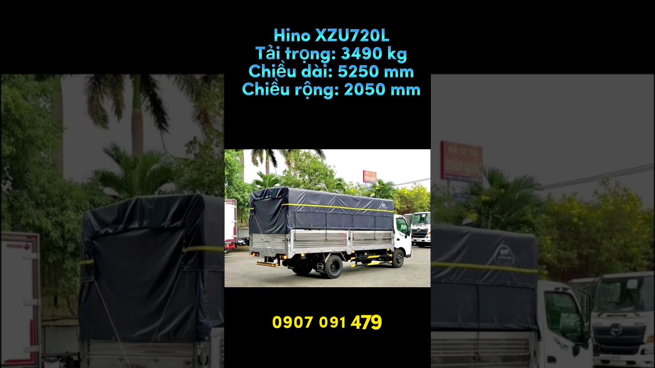 Hino 3t5 XZU720L mui bạt #hino #hino300 #hino3t5 #xetảinhỏ