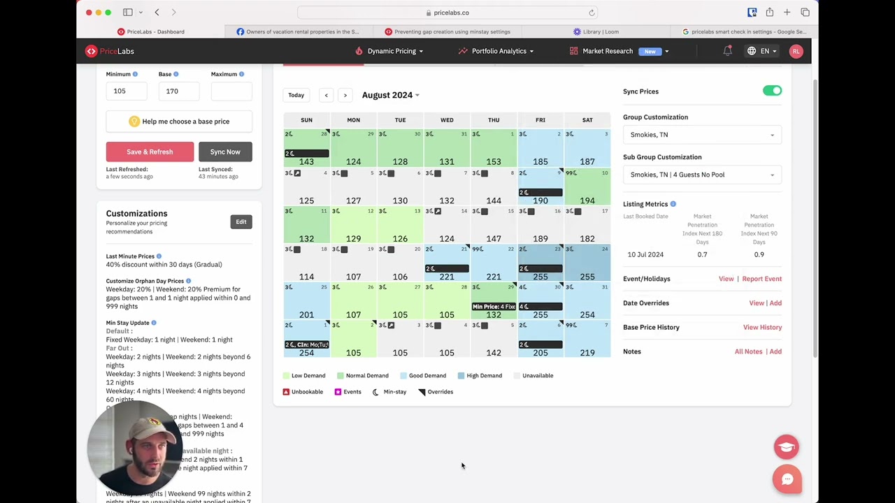 Avoiding Orphan Nights with Pricelabs