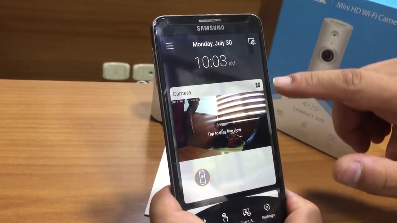 D-link DCS-8000LH HD WIFI CAM Configuration بالعربية