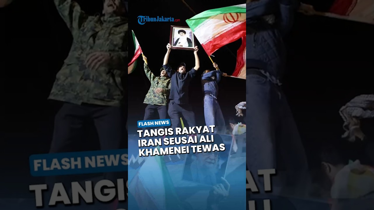 Air Mata Rakyat Iran seusai Kematian Pemimpin Tertinggi Ayatollah Ali Khamenei