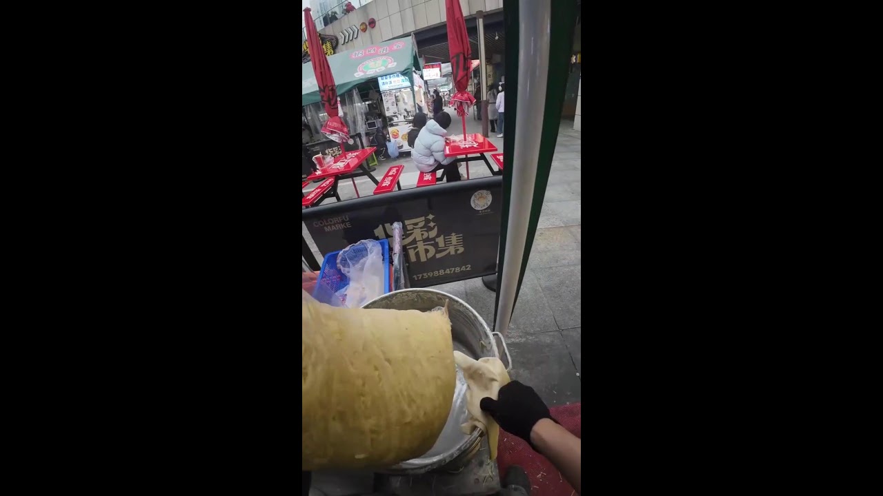 Raw POV | Frying & Slicing Potato Pancakes | Street Food in Action