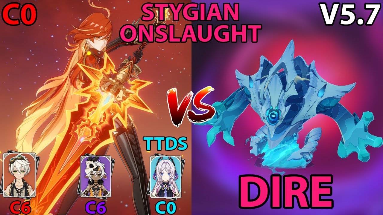 C0R1 Mavuika ft C0 TTDS Citlali Lvl 6 Dire Hydro Tulpa Clear, 5.7 Stygian Onslaught 