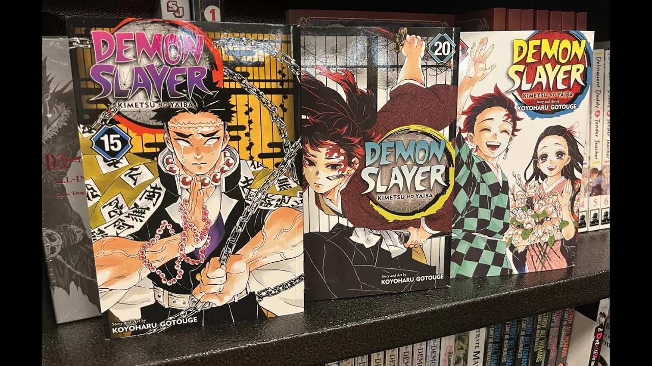 colección completa del Manga Demon Slayer.