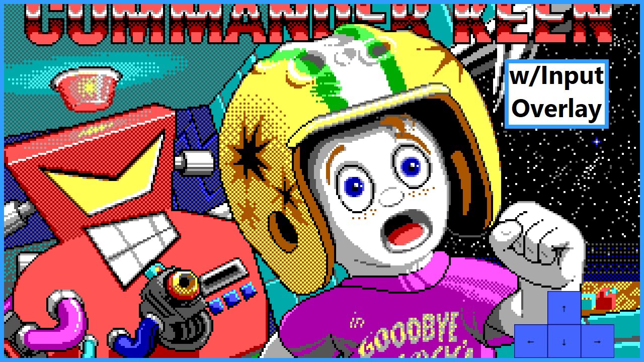 [Input Overlay] Commander Keen 5: The Armageddon Machine (1991) | Full Gameplay [MS-DOS]