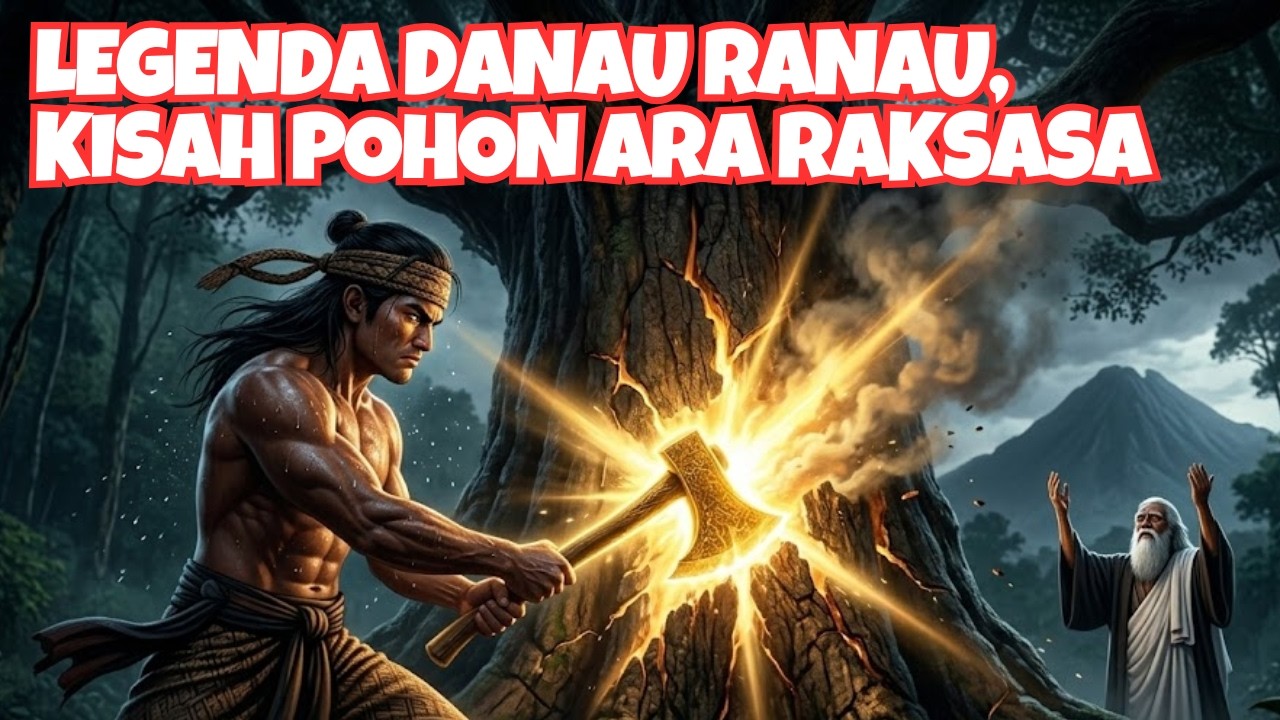 LEGENDA DANAU RANAU, KISAH POHON ARA RAKSASA DAN TERBENTUKNYA PERBATASAN