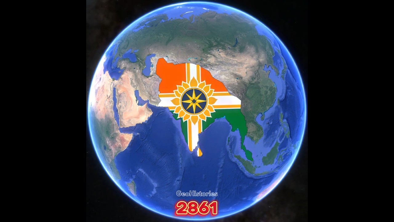 Evolution of India in 1000 Years #maps #history #historymap