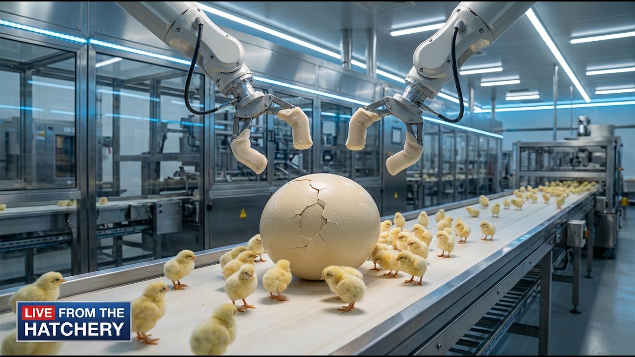 Chicken Mega Factory: Chicken Egg Incubation Technology - Broiler Raising Method & Process in US