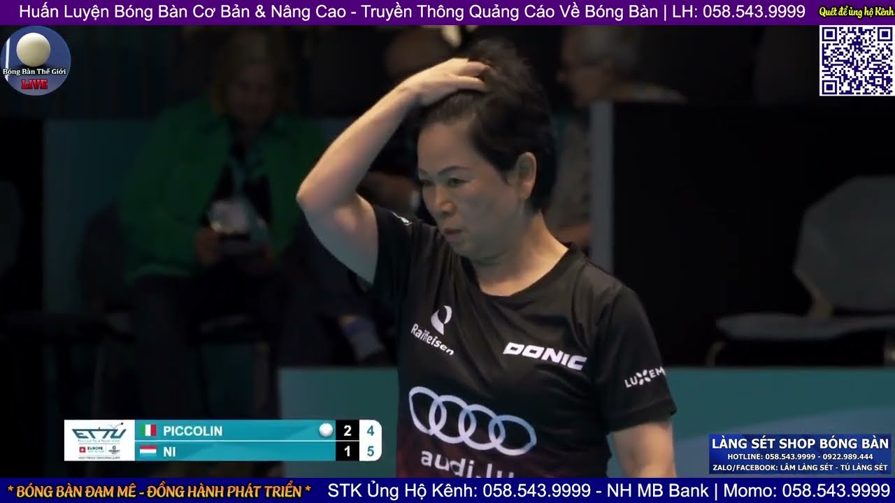 Piccolin Giorgia vs Ni Xia Lian | WS Preliminary Round - Top 16 Table Tennis Europe Cup 2025