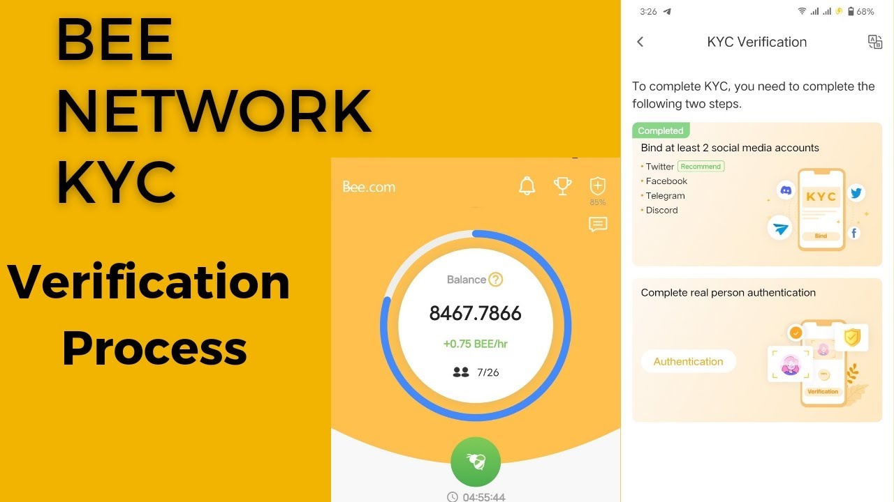 Bee Network Kyc -kyc verification process full tutorial
