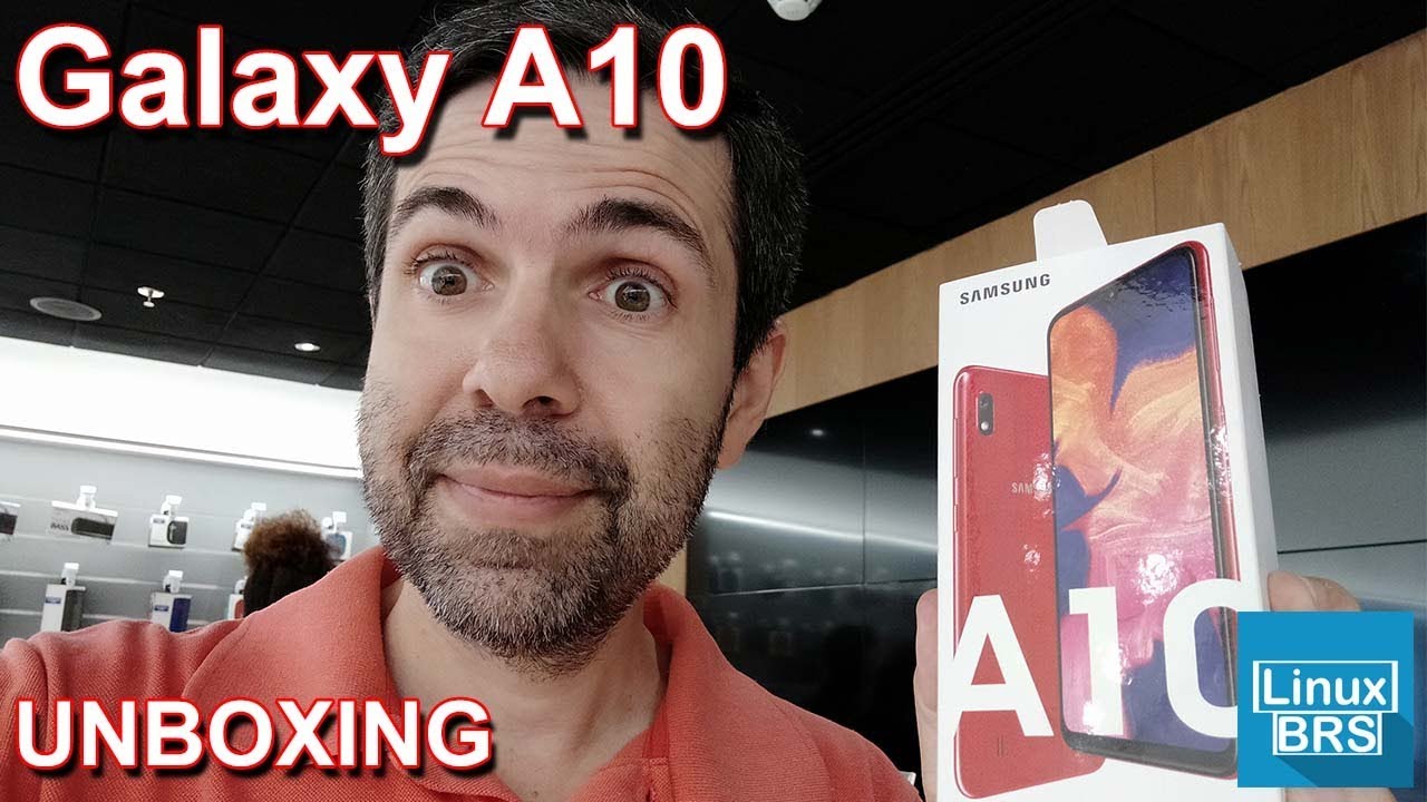 SAMSUNG GALAXY A10 - UNBOXING