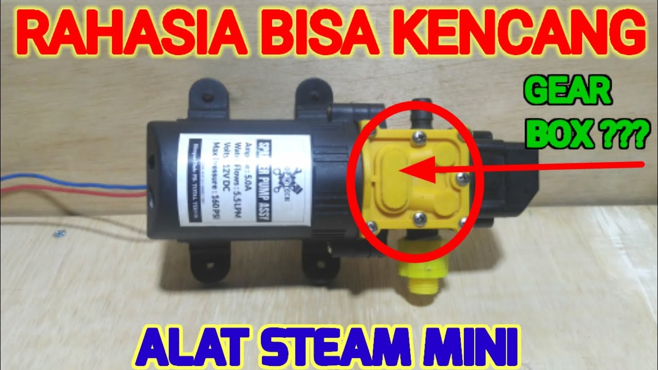 RAHASIA alat steam mini bertekanan kuat dan semburan air kencang