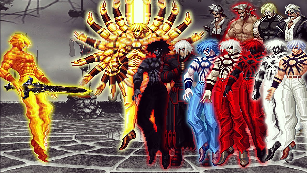[KOF Mugen] Phoenix Orochi Vs Metal Orochi, Heries Rugal Team