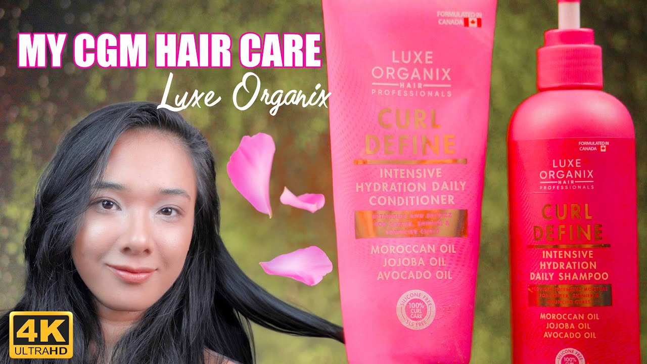 LUXE ORGANIX CGM APPROVED SHAMPOO & CONDITIONER REVIEW