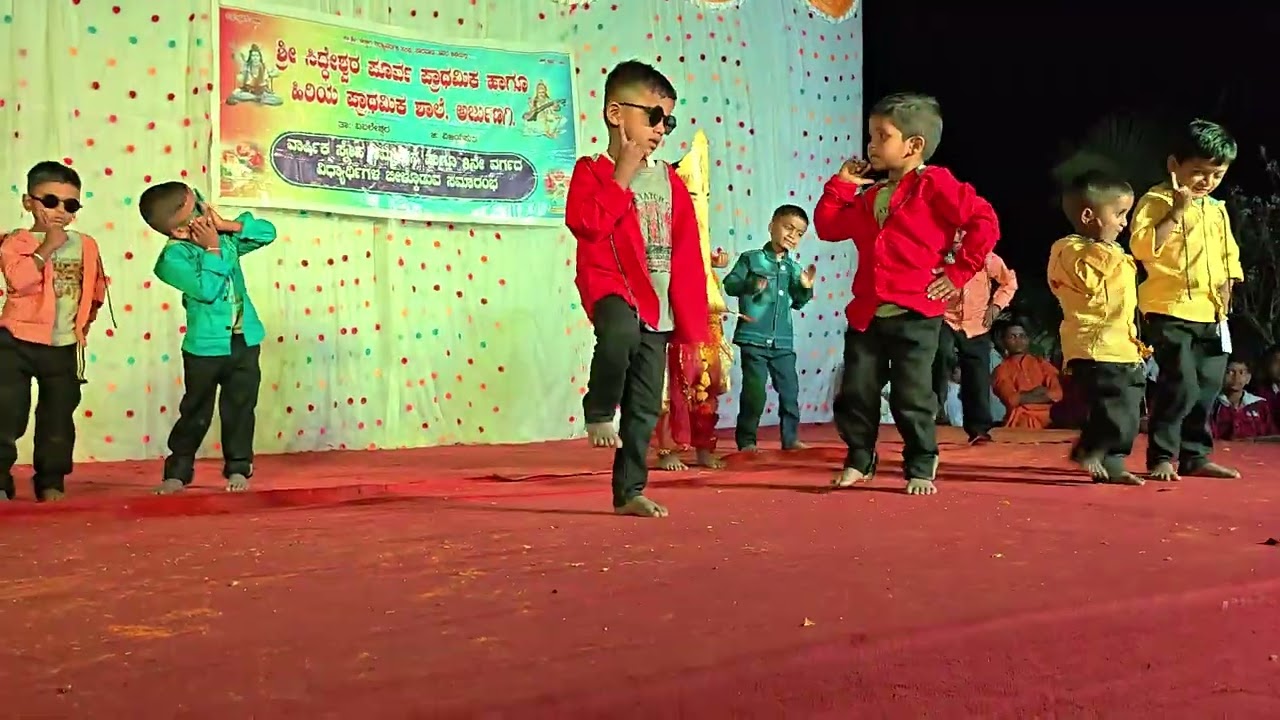 Arjungi annual day function LKG kids