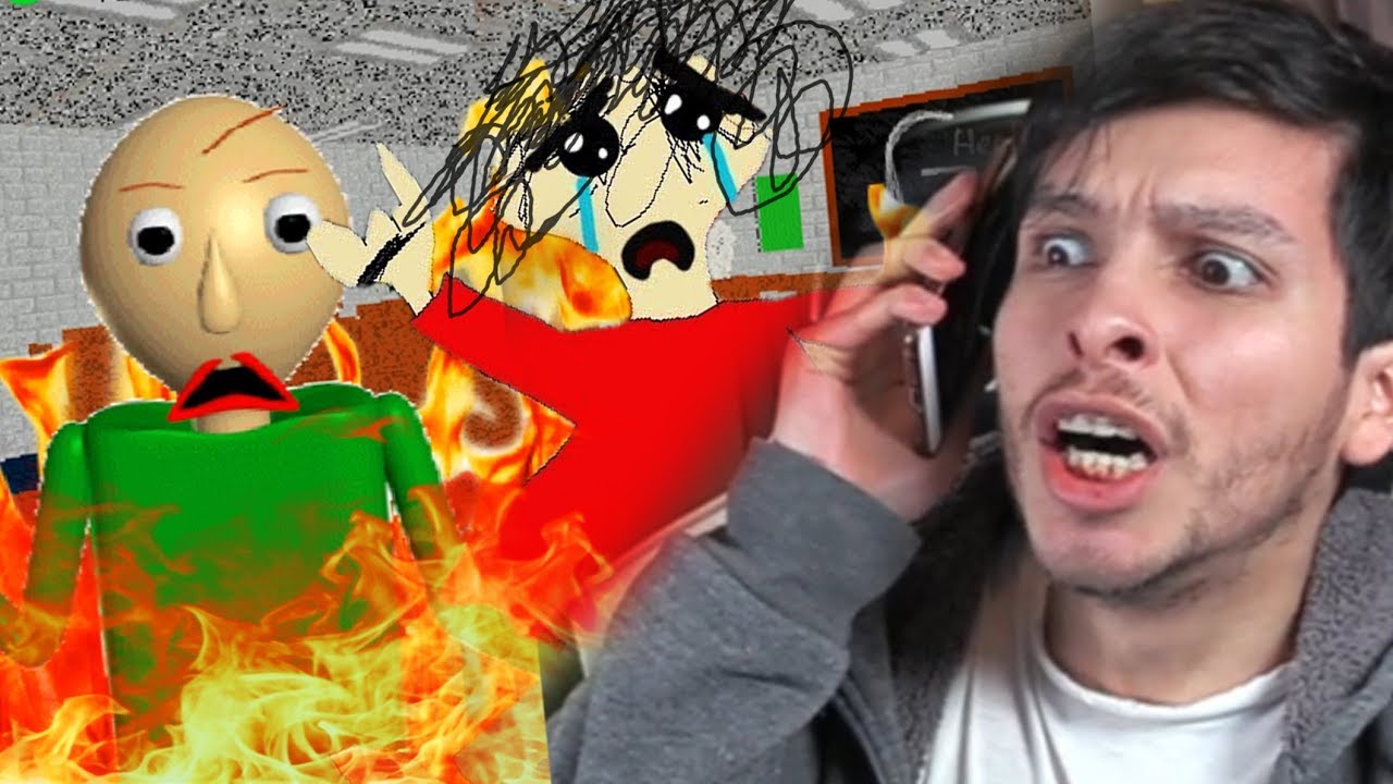 LLAMA A LOS BOMBEROS BALDI !! LA ESCUELA SE QUEMA, FINAL - Baldi's Basics In Education | DeGoBooM
