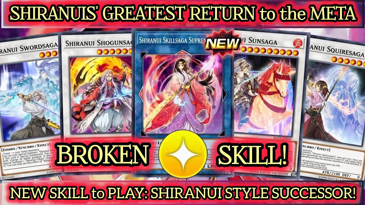 SHIRANUIS RETURN to the META! NEW INSANE Skill: Shiranui Style Successor [DUEL LINKS]