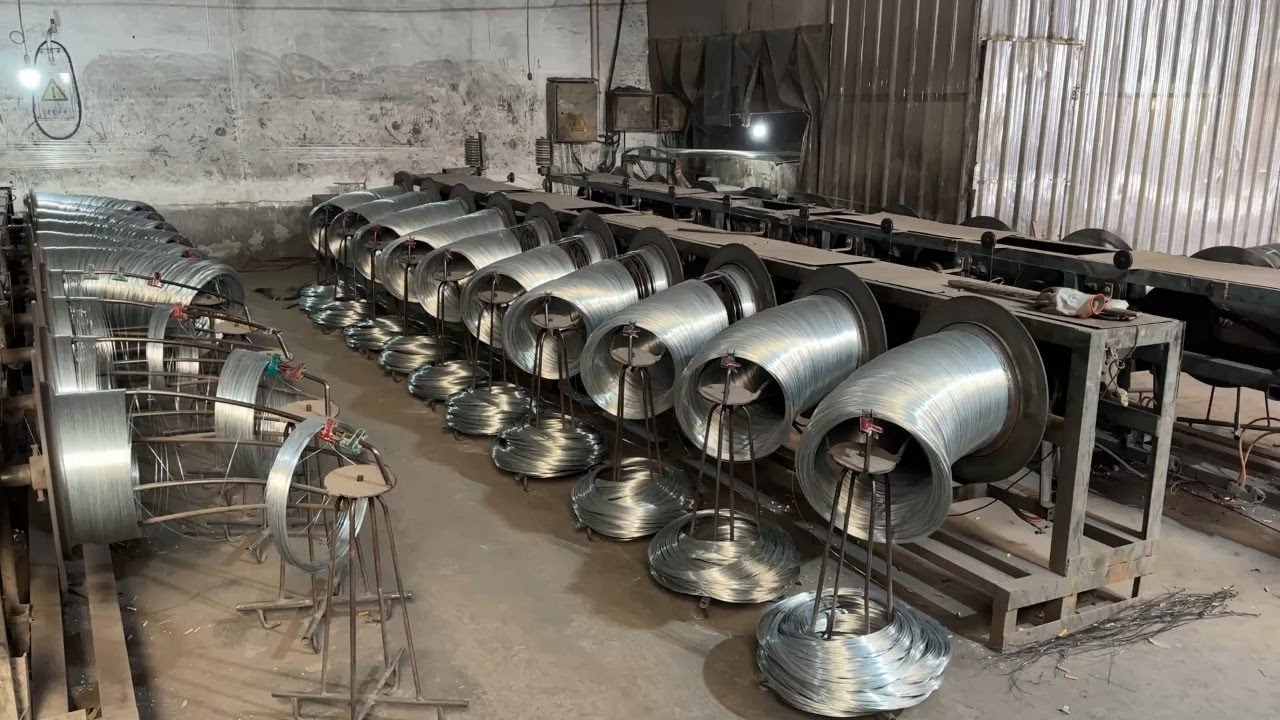 Automatic galvanized wire machine for 0.8mm to 1.6mm