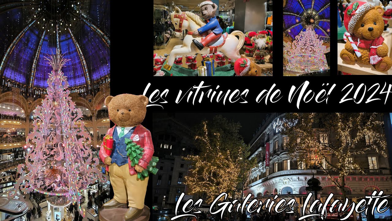 Les vitrines de Noël 2024 (Galeries Lafayette Paris)