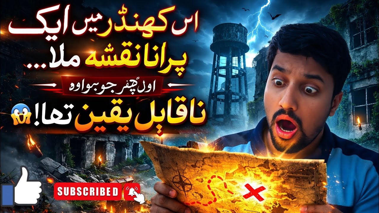 ایک کھنڈر میں پرانا نقشہ ملا اور جو ہوا وہ ناقابل یقین تھا