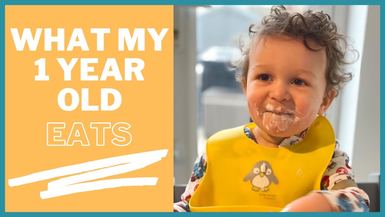 WHAT MY 1 YEAR OLD EATS IN A DAY