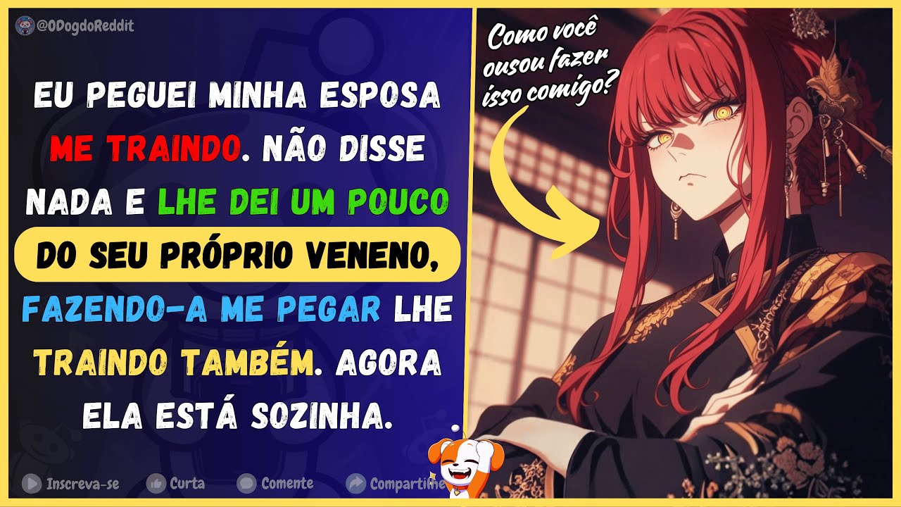 Eu peguei minha esposa me traindo. Não disse nada e lhe dei um pouco do seu próprio veneno. Agora...
