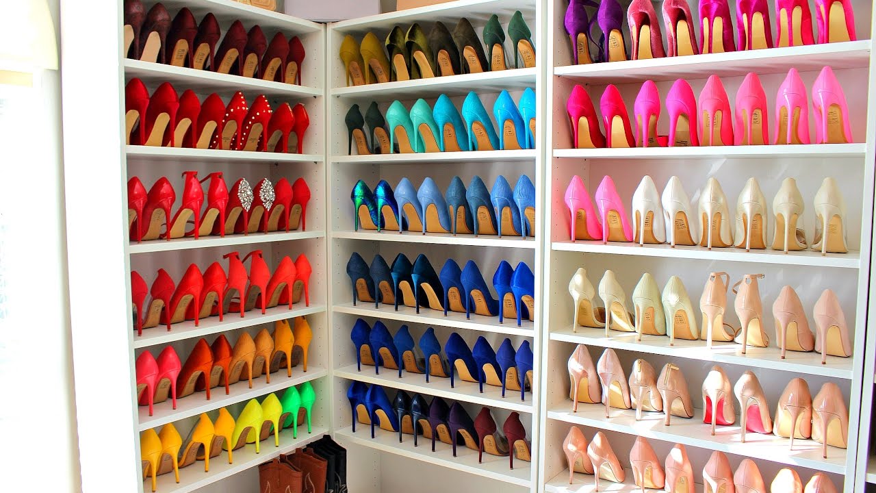 Color Coordinating My Shoe Collection