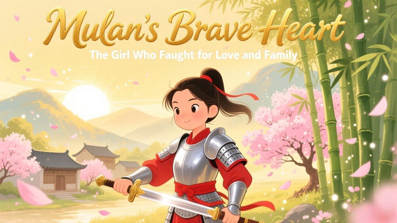 Mulan |The Brave Girl Who Became a Hero| Animated Story | A Tale of Bravery, Family, and Heart!