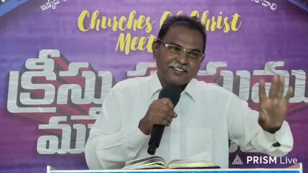 NEW YEAR Message || Bro K. Abraham garu || Sattenapalli ||