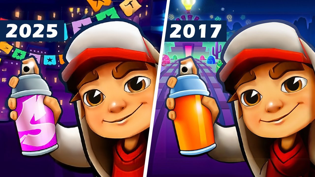 Subway Surfers Mexico (2017) VS Subway Surfers Mexico (2025), Subway Surfers New Update, Subway Surf