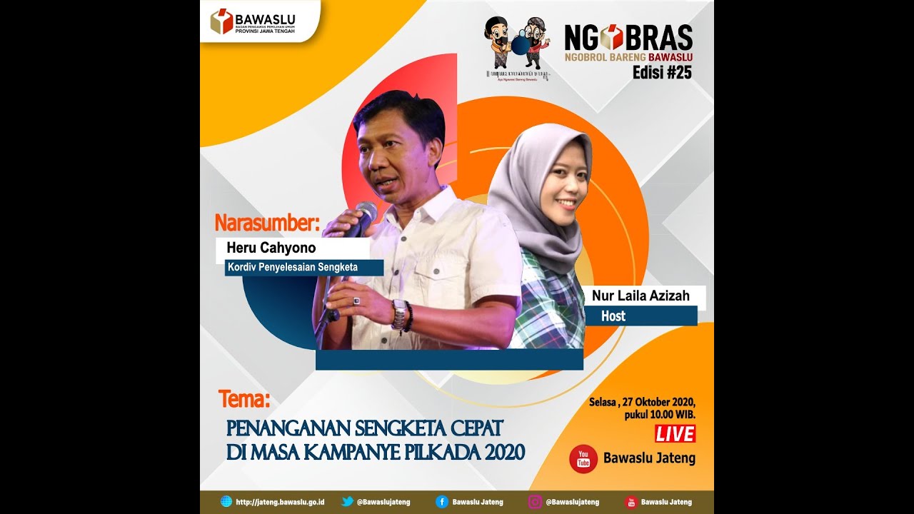 NGOBRAS | PENANGANAN SENGKETA CEPAT DI MASA KAMPANYE PILKADA 2020