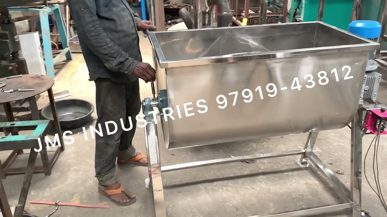 50kg Powder Mixing Machine | Ribbon Blender | Mixing Machine | Blending Machine | JMS INDUSTRIES